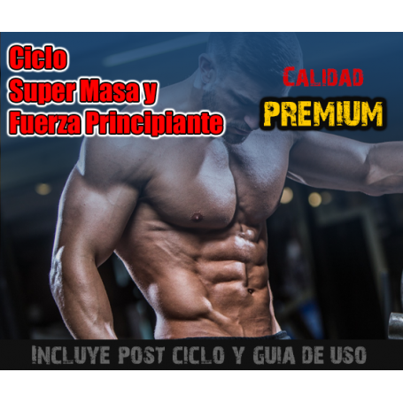 Ciclo Super Masa y Fuerza Principiante. PREMIUM