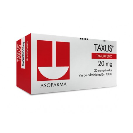 TAXUS - Tamoxifeno 20 mg / 30 tabletas