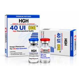 HGH 40 UI Versión Péptido - Crecimiento, Recuperación y Composición Muscular. Omega ONE