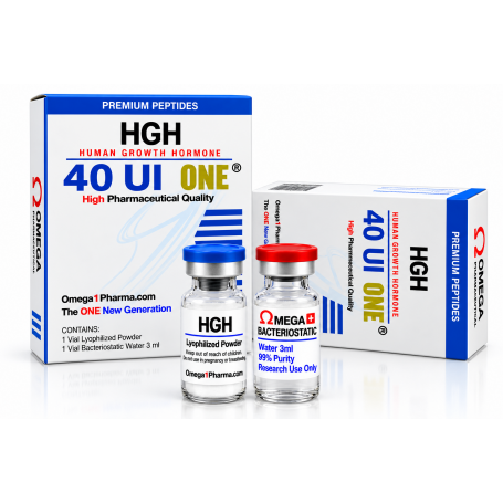 HGH 40 UI Versión Péptido - Crecimiento, Recuperación y Composición Muscular. Omega ONE