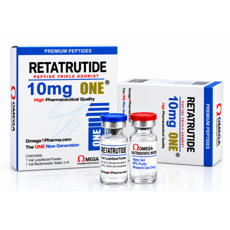 Retatrutide ONE 10mg - Péptido para control del apetito, reducción de peso y composición corporal. Omega ONE