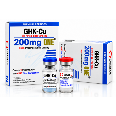 GHK-Cu ONE 200 mg - Mejora Colágeno, Piel y Regeneración Antiedad. Omega ONE