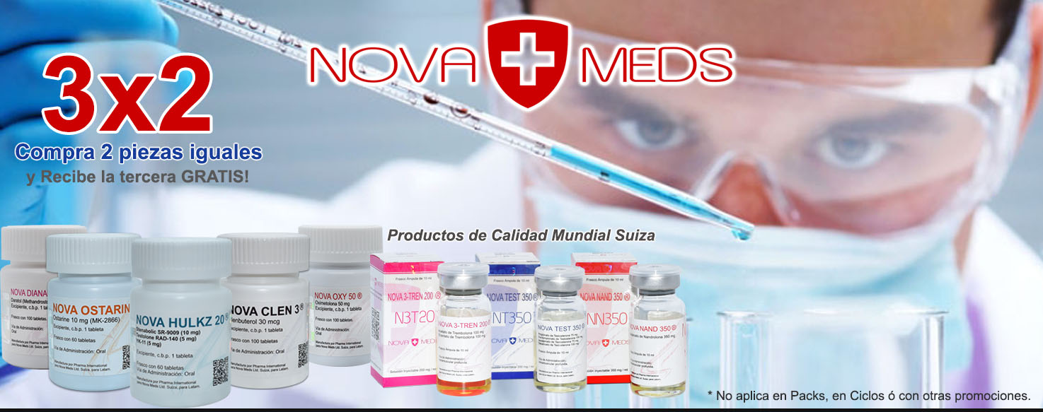 Nova Meds - Farmacéutica Suiza al 3x2!